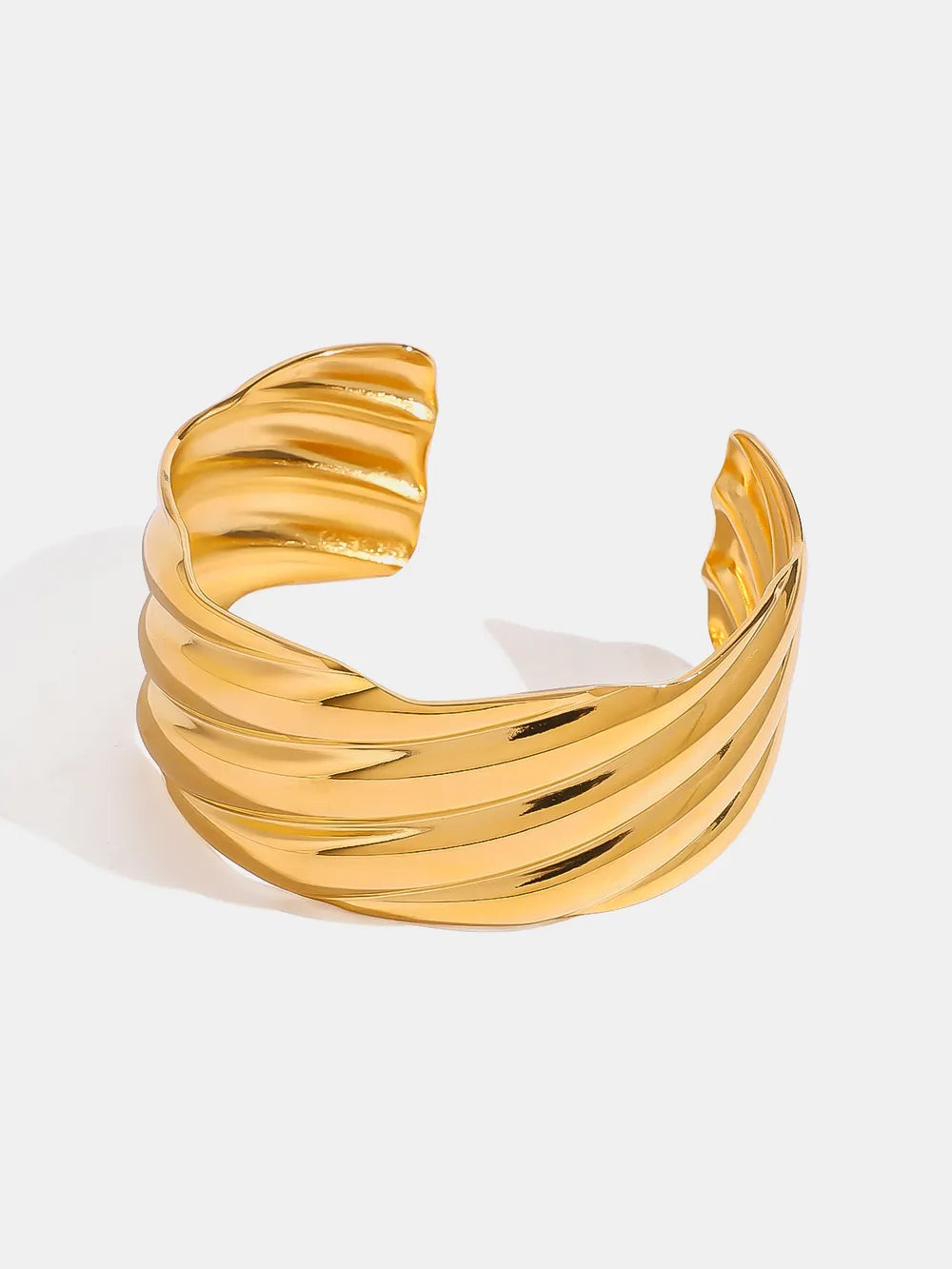 18K Gold-Plated Stainless Steel Bangle