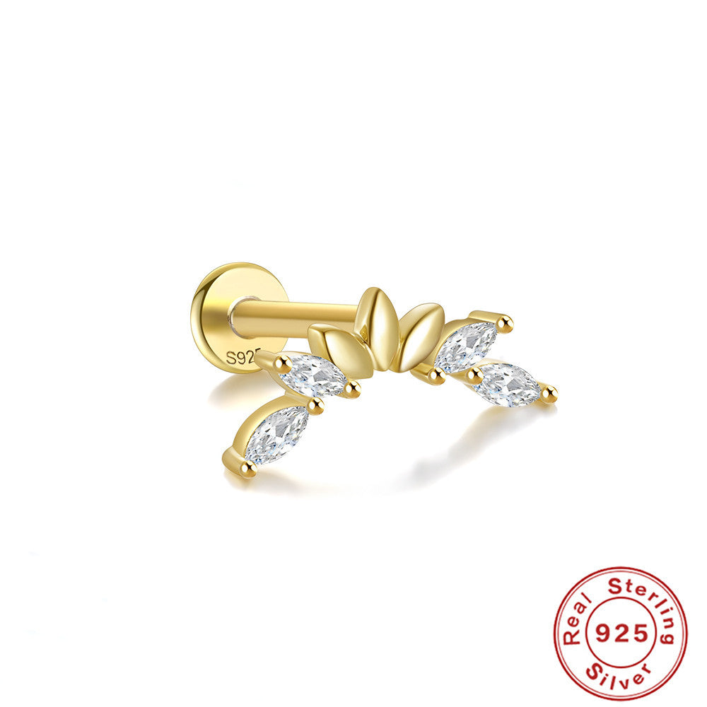 🦋 Fairy Butterfly Triple Tassel Earrings – 925 Silver & Zircon