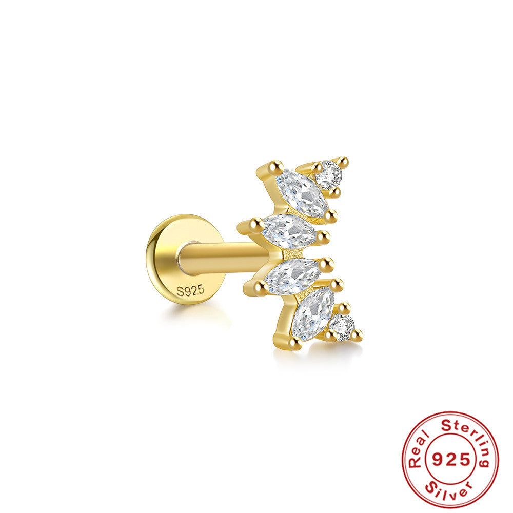 🦋 Fairy Butterfly Triple Tassel Earrings – 925 Silver & Zircon