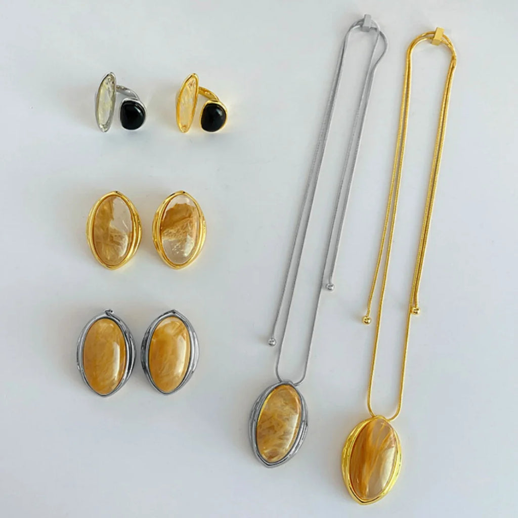 ✨ Gold & Platinum Cross Set – Designer Necklace & Ring 🌙