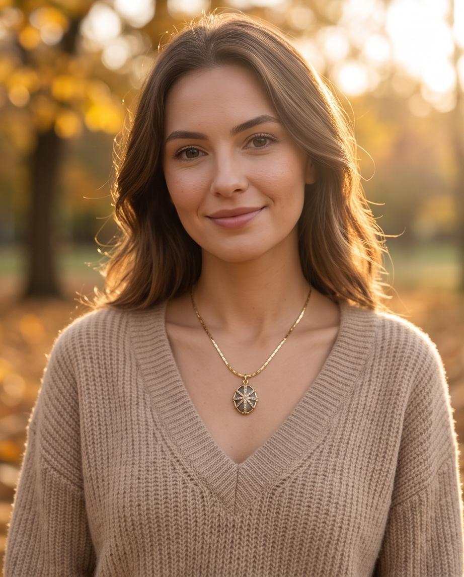 Rhodium Labradorite Starburst Necklace 50cm