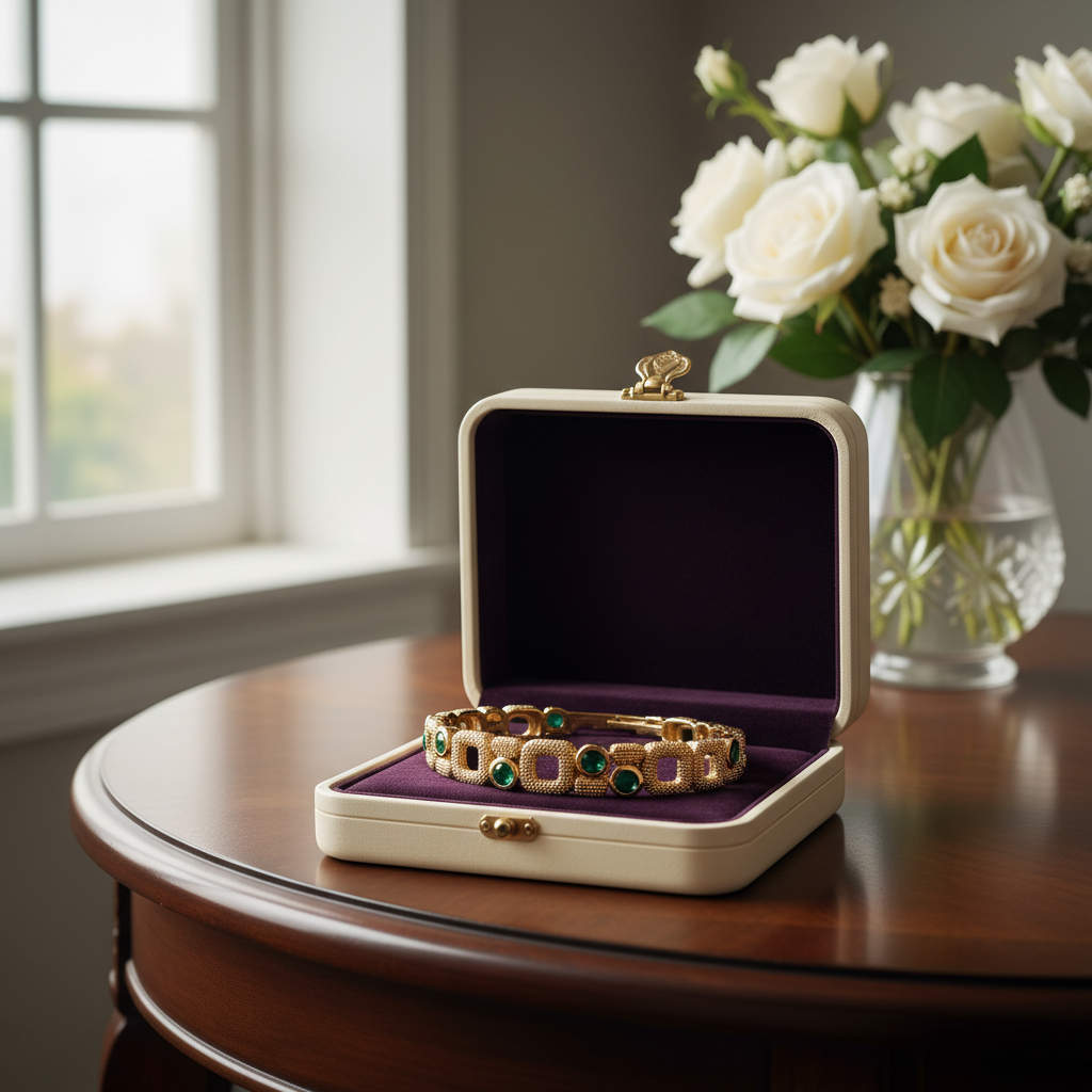 Gold Plated Zirconia Jewelry Set