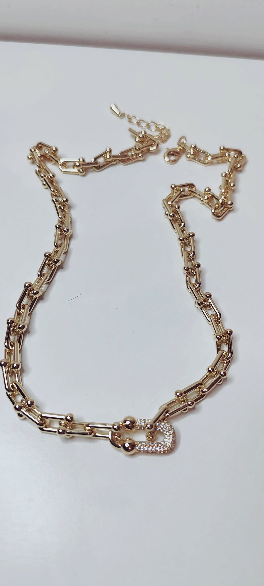 ✨ 14K Gold Plated Necklace – Tiffany Style Elegance