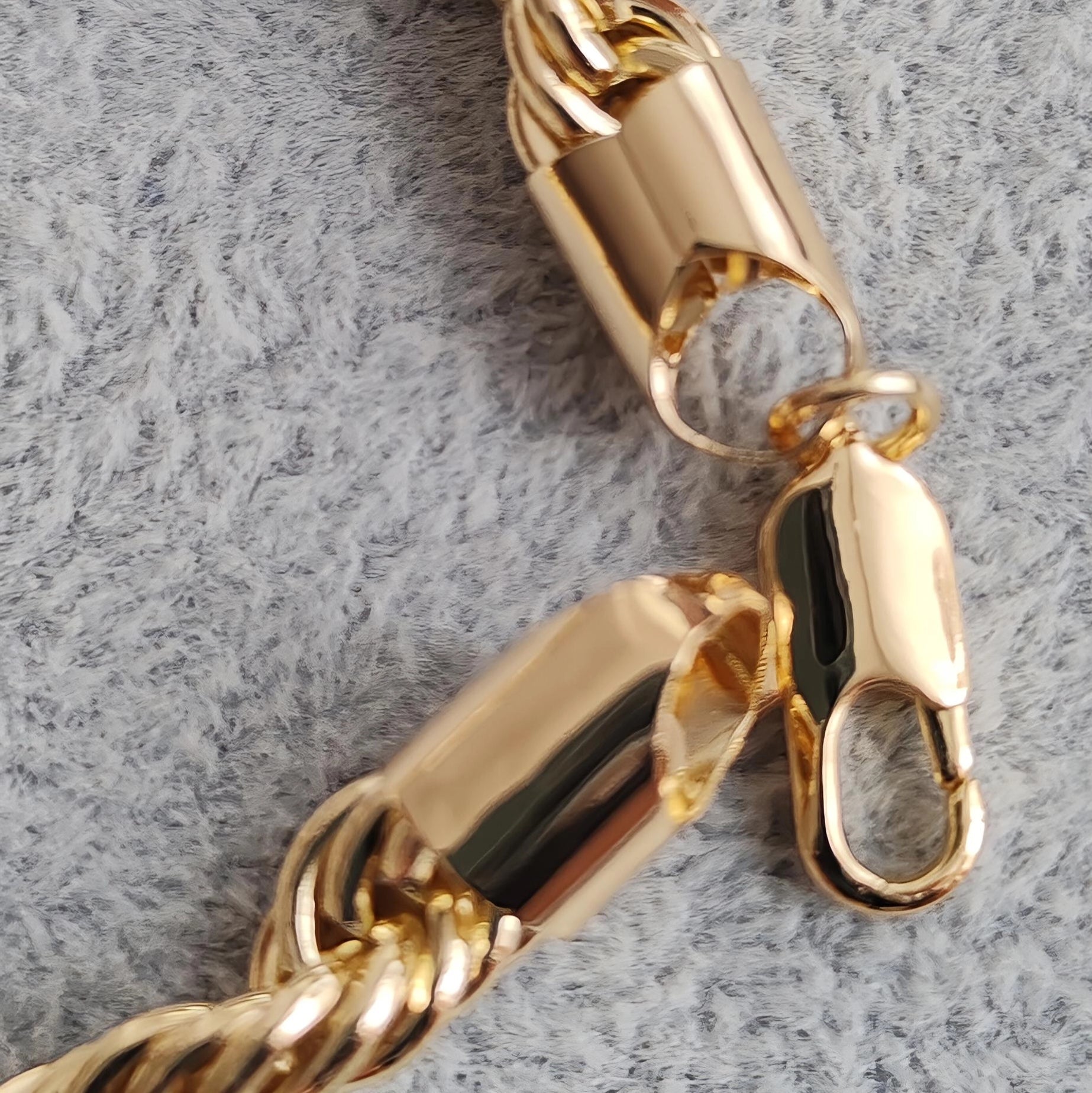 ✨ 14K Gold-Plated Rope Chain Bracelet | Premium Quality ✨