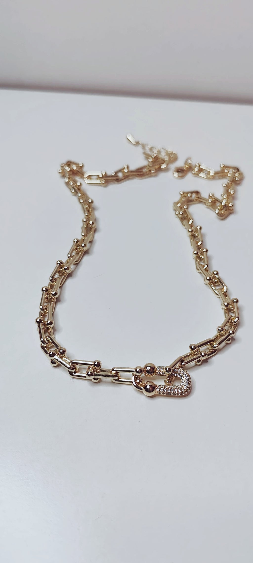 ✨ 14K Gold Plated Necklace – Tiffany Style Elegance