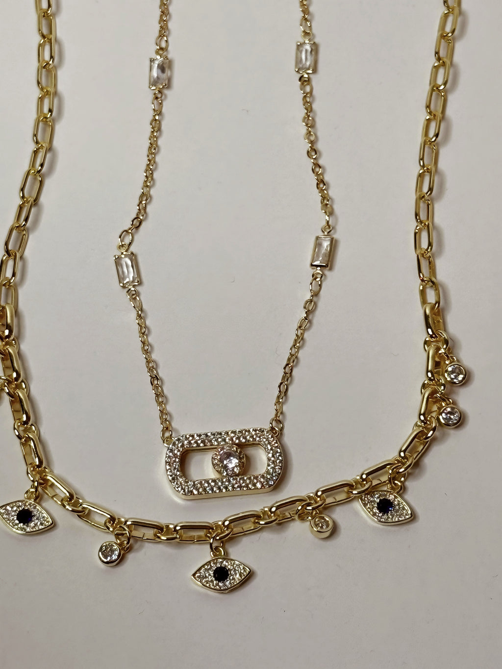 ✨ 14K Gold-Plated Evil Eye Necklace | Premium Quality ✨