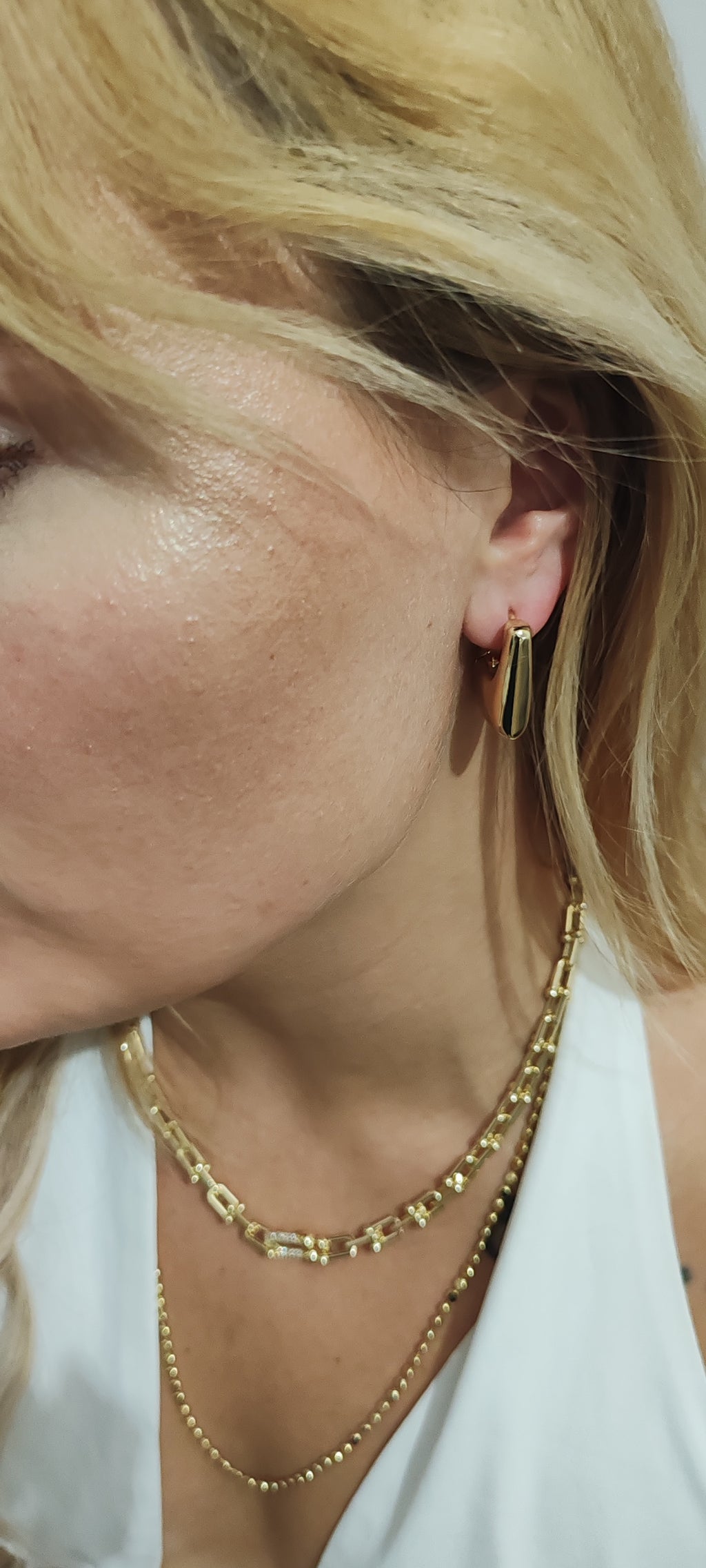 Premium 14K Gold Plated Geometric Earrings