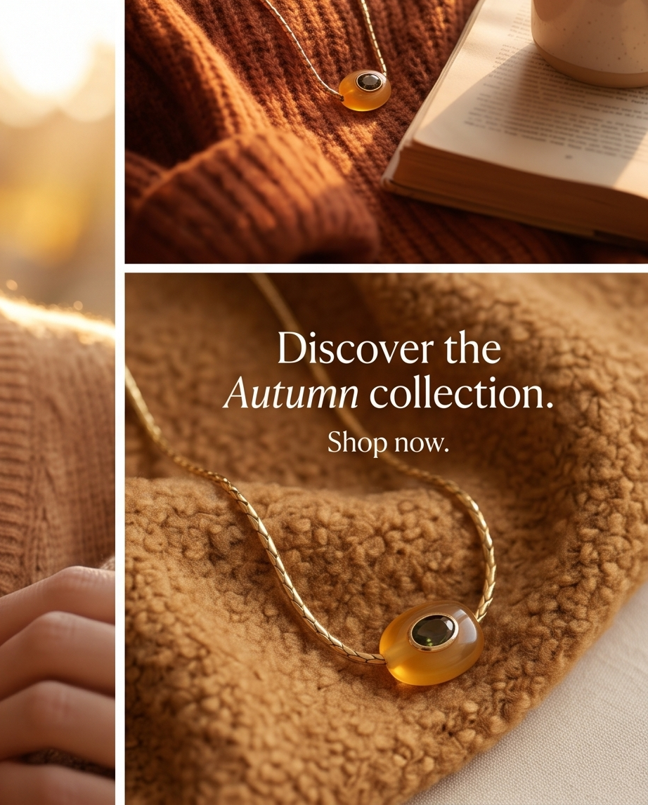 Rhodium Yellow Agate Gemstone Necklace 60cm